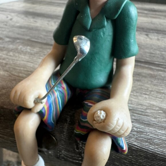D Manning Figurine Shelf Sitters GOLFER from the Family Friends Collection LE. - Picture 4 of 8